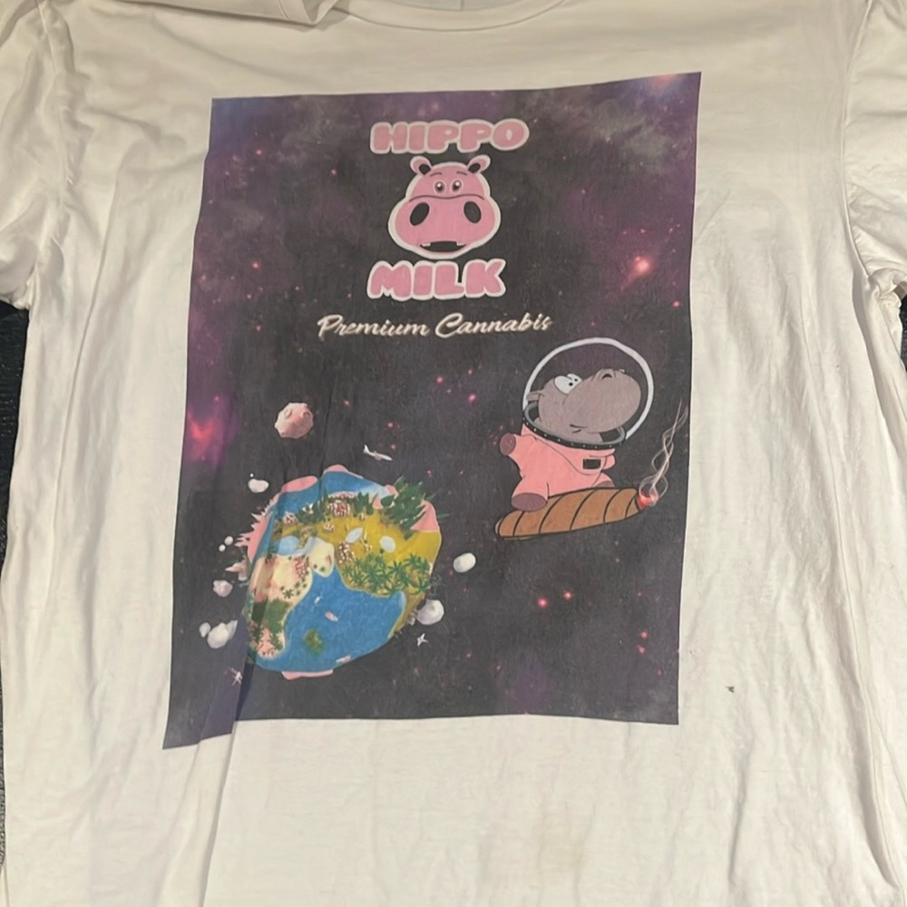Custom made cannabis brand shirt